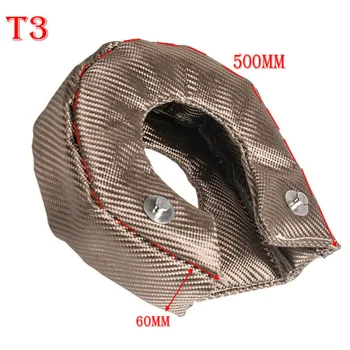 

W/ Fasteners Titanium Turbo Blanket Heat Shield Turbocharger Cover Wrap