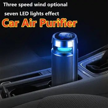 

USB Car Air Purifier Humidifier Remove PM2.5 Formaldehyde Anion Automotive Purifier Air Cleaning Purifier Aluminum Alloy