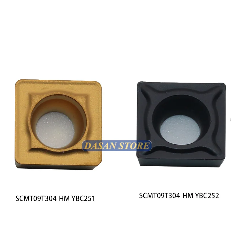 

10PCS SCMT120408 HR SCMT09T304 HM YBC251 YBC252 High Quality Carbide Inserts CNC Lathe Turning Blade Cutter TOOL for Steel
