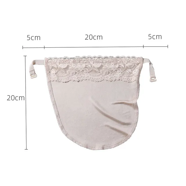 Women's Lace Mulberry Silk Cleavage Cover Up Camisole Color Breathable  Invisibl Women Easy Clip-on Lace Mock Camisole Bras - AliExpress