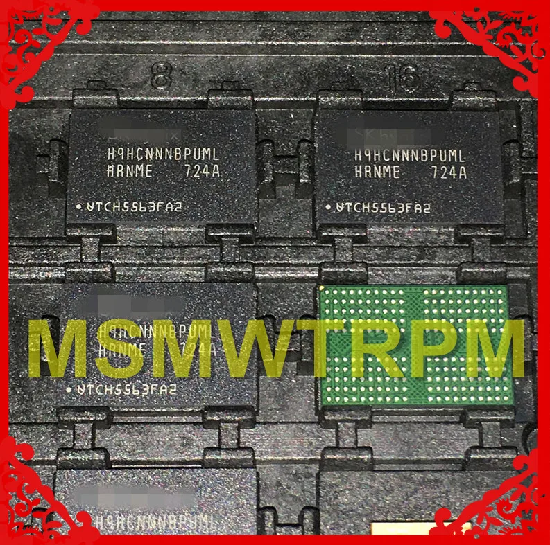 H9HCNNNBPUMLHR-NME BGA200Ball LPDDR4 2 Гб памяти мобильного телефона новый оригинальный и б/у 100% Протестировано