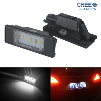 

ANGRONG LED License Number Plate Light Lamp For Citron Berlingo C2 C3 C4 C5 C6 C8 Jumpy
