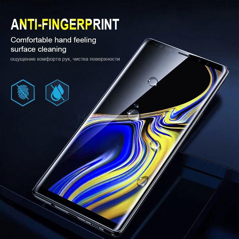 20D защитная пленка на весь экран для samsung Galaxy Note 10, 8, 9 Plus, S8, S9, S10, пленка Гидрогелевая, изогнутая, S9, S8, S10e Plus, пленка