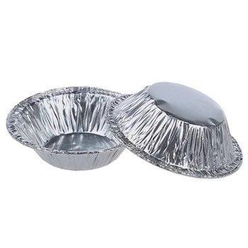 

250 Pcs Circular Egg Tart Tins Cake Cups for Kitchen Baking