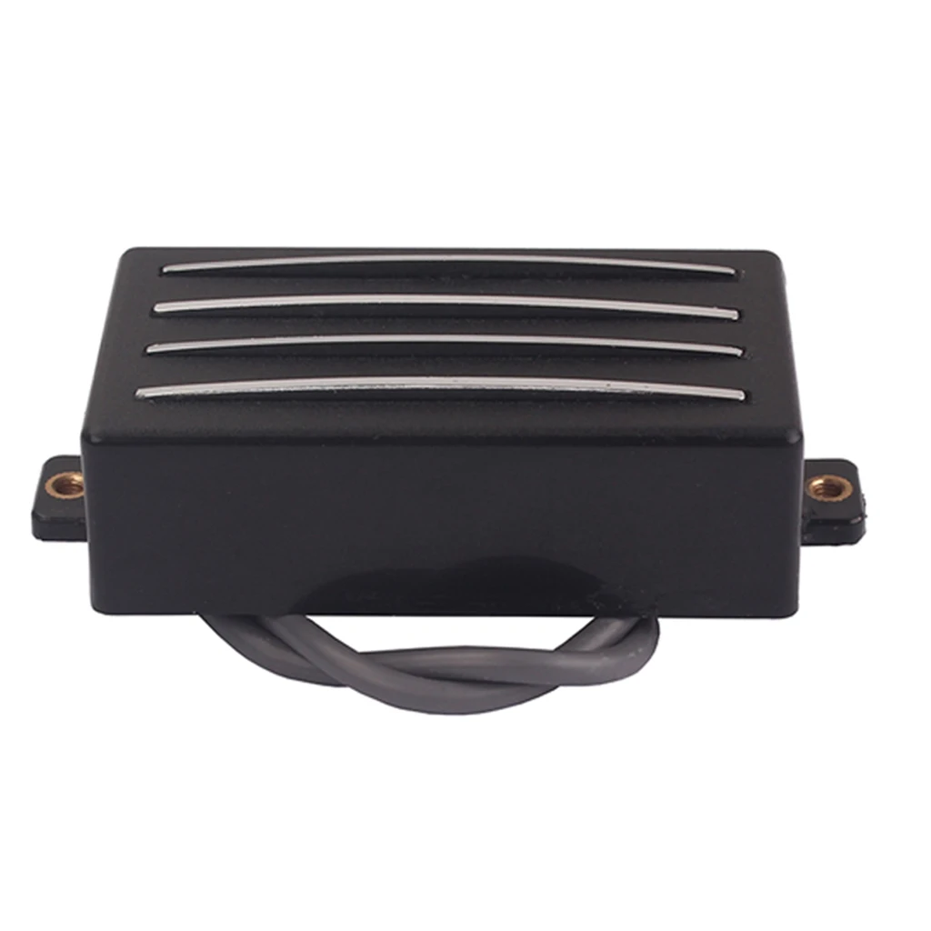 1Pc Black Quad Hot Rails Humbucker Pickup Copper for Cigar Box Guitar Replacement Parts