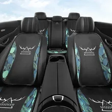 DC Marvel 2 шт. мультяшный модный дизайн универсальная Массажная Автомобильная поясная подушка для спины защита спинки салона автомобиля