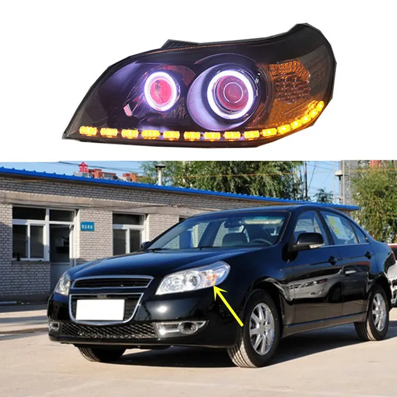 Для Chevrolet Epica 2006 2013 Композитная галогеновая фара с углом + свет глаза | Фара для авто в сборе -4000067375744