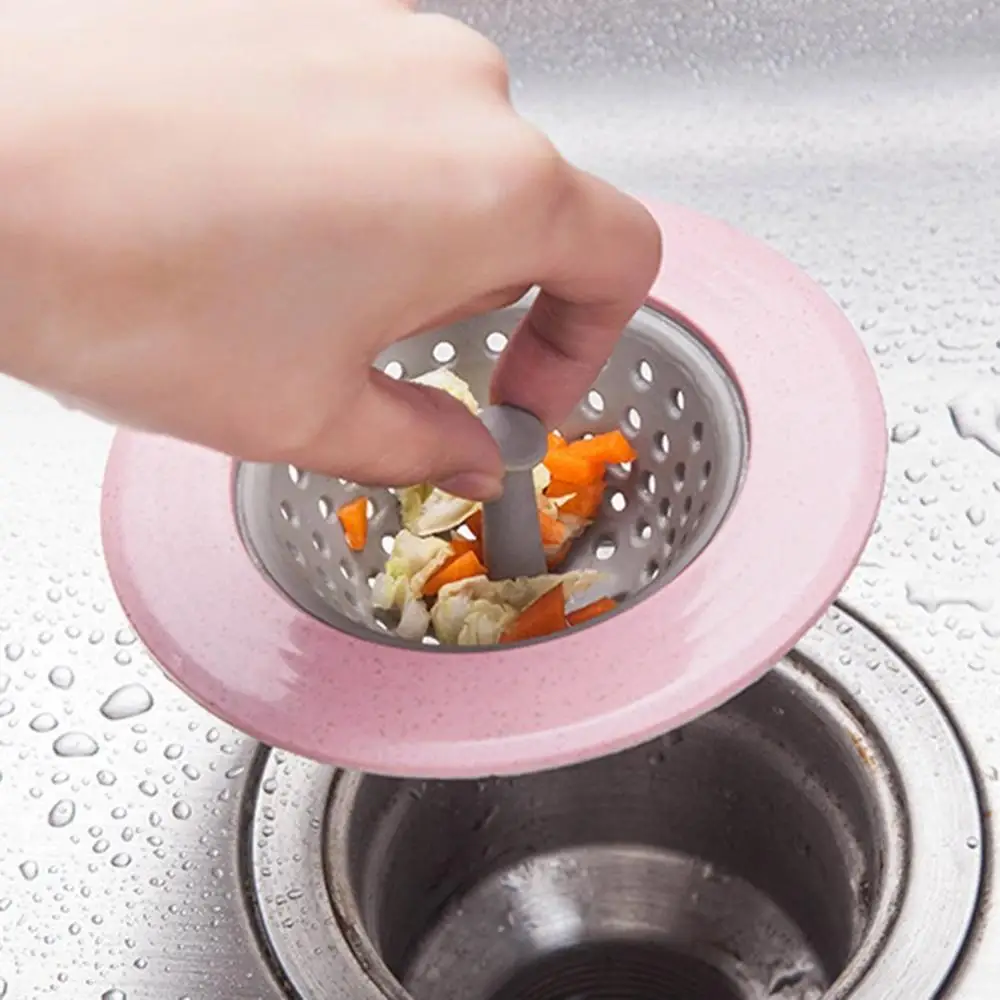 

Silicone Mesh Kitchen Sink Strainer For Bathroom Sink Drains Cover Sink Colander Sewer Hair Filters Water Filter Kitchen Accesso