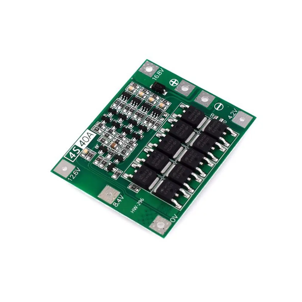 4S 40A литий ионная 18650 литиевая батарея PCB зарядное устройство BMS защитная пластина