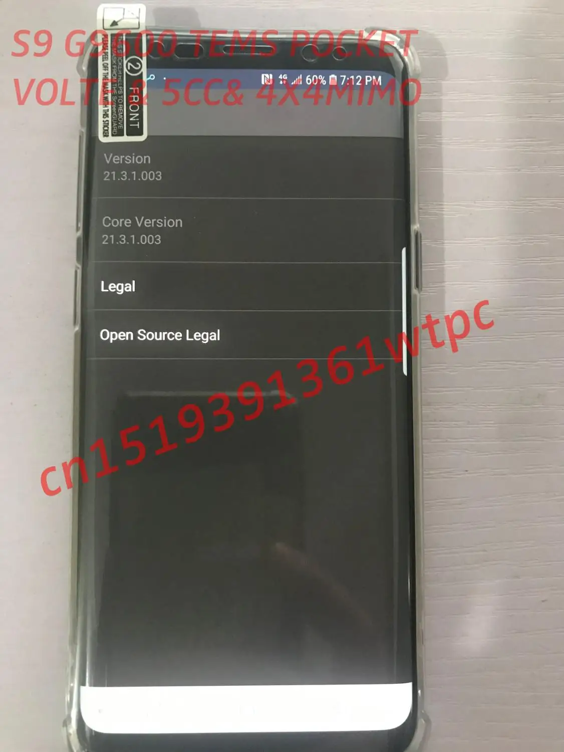 Бесплатная доставка + s9 g9600 tems Карманный 21 3 Поддержка volte & 5CA QAM256 4X4 MIMO|Детали