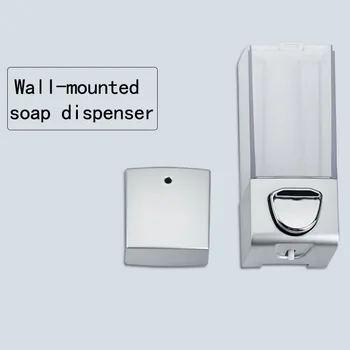 

2 In1 Hand Sanitizer Box Wall-mounted Push-type Soap Dispenser Shampoo Shower Gel Set Bottle Soap Box Bathroom Organizer