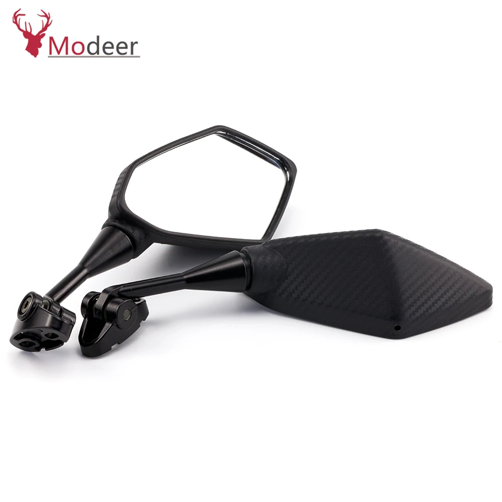 For Honda CBR900 CBR919 CBR929 CBR954 CBR600RR NINJA400 250 Motorcycle Carbon Fiber Mirrors Racing Sport Bike Rear View Mirror (6)