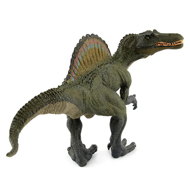 

English Figure Details Dinosaur World Garage Kit Model Toy PVC Solid Egypt Spinosaurus