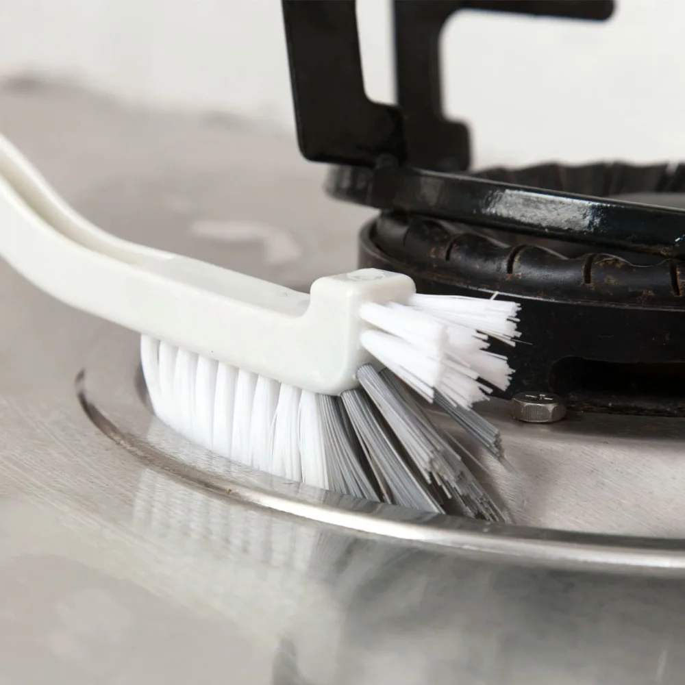1Pc Window Groove Cleaning Brush Scraper Bathroom Tile Corner Cleaner Window Slot Brushes Kitchen Sink Cleaning Brush