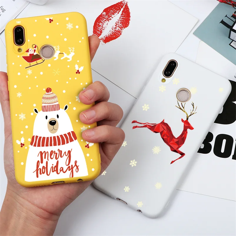 

Matte Fundas For Huawei Honor 9X Pro 8A 8X 7A 7X 7S 9 10 20 Lite Pro 10i 20i Play Y5 Y6 Y7 Y9 2018 2019 Christmas Xmas TPU Case