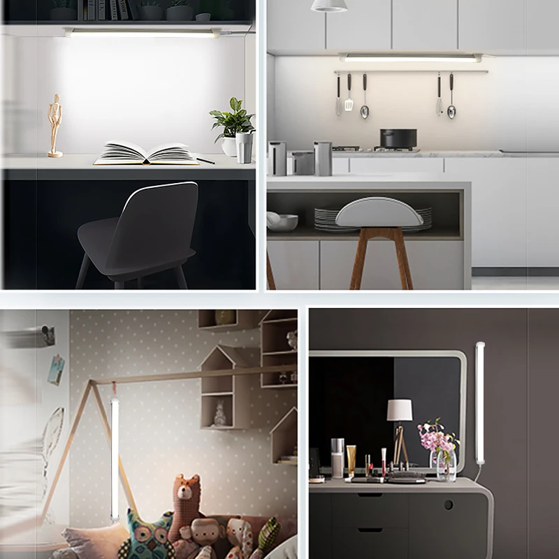 Портативный светодиодный USB светильник 5 в с защитой глаз рабочий настольный 18/35/52