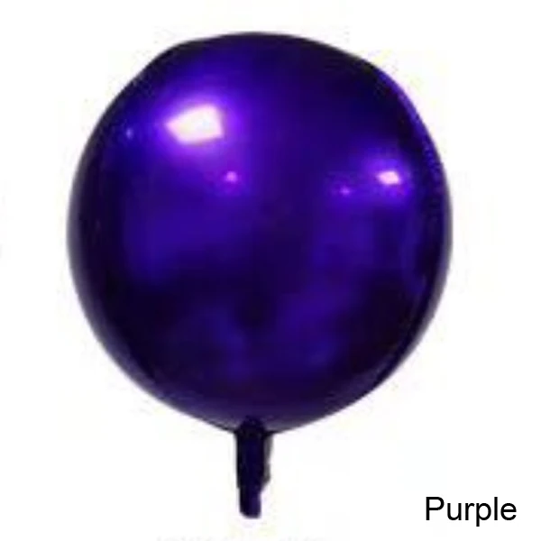 Purple Гелиевые воздушные шары 22 дюйма/32 дюйма 4D круглые воздушные шары из фольги diy фото печать Свадьба/День Рождения вечерние 2 шт - Цвет: Purple