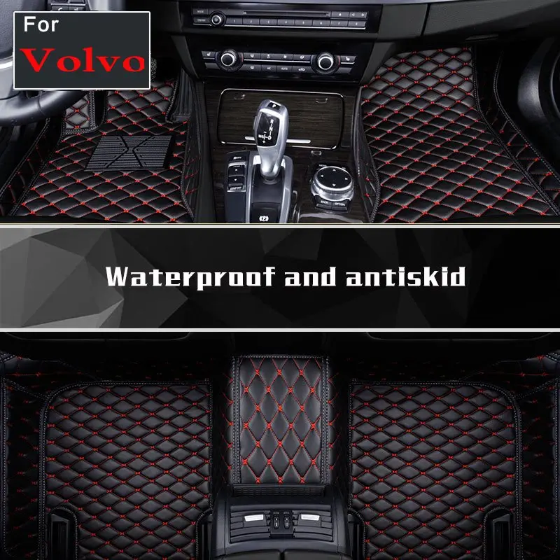 

High-Quality Car Styling Floor Mat Before & After Lining Waterproof Pad For Volvo S40 S80l S80 S60 C30 C70 Xc90 Xc70 V60 V40