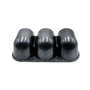 

1 pc Gauge Stand Durable 2 inch Three holes Dash board Carbon fiber ABS Plastic