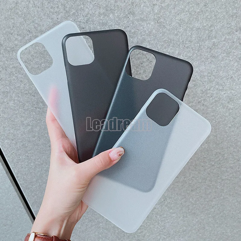 100 шт для iPhone 11 Pro Max ультра-тонкий 0,3 мм матовый мягкий чехол для iPhone 11 Pro