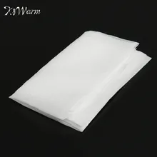KiWarm-malla elástica de poliéster y seda para manualidades, 1 metro, 140M, 55T, color blanco, 127cm de ancho