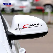 

Carbon Fiber decal anti-scratch decal c-max logo rear view mirror decal suitable for Ford auto parts decal