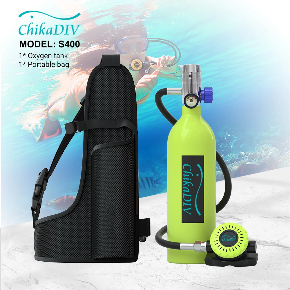 Tanio Chikadiv C400 sprzęt do nurkowania oddychania pod wodą przenośny