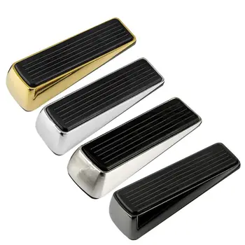 

Creative Nail-free Zinc Alloy Door Wedge Stop Door Stopper Rubber Hidden Non-contact Anti-collision Door Holder Hardware.