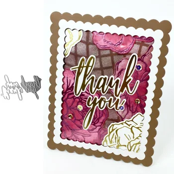 

Word Hot Foil Plate and Metal Cutting Dies for Scrapbooking and Cards Making Paper Embossing Craft New 2019 die cuts