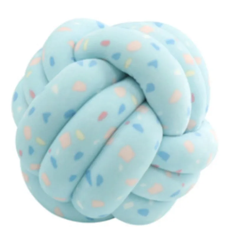 1PC Soft Creative Knot Ball of yall Cushion Bed Lounge Bench Stuffed Pillow Home Decor Bedroom Plush Kid Throw Drop Toy Elastic 