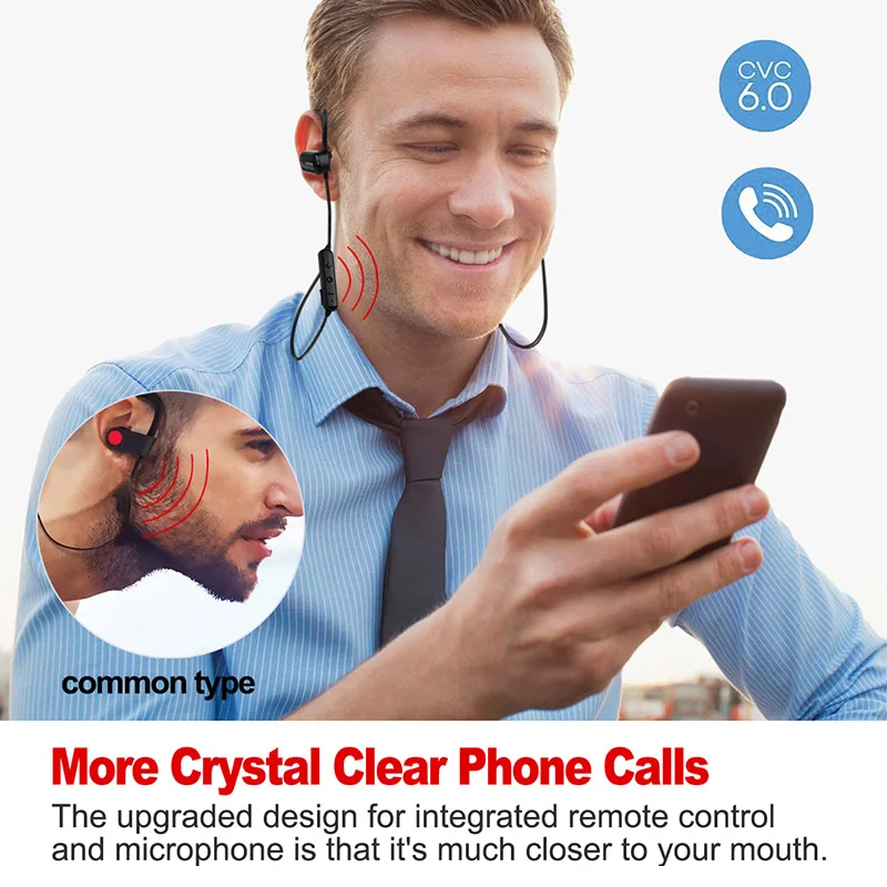 Oneodio A4, беспроводные наушники, Bluetooth 5,0, спортивные наушники, громкая связь, Bluetooth гарнитура с CVC6.0, шумоподавление, микрофон