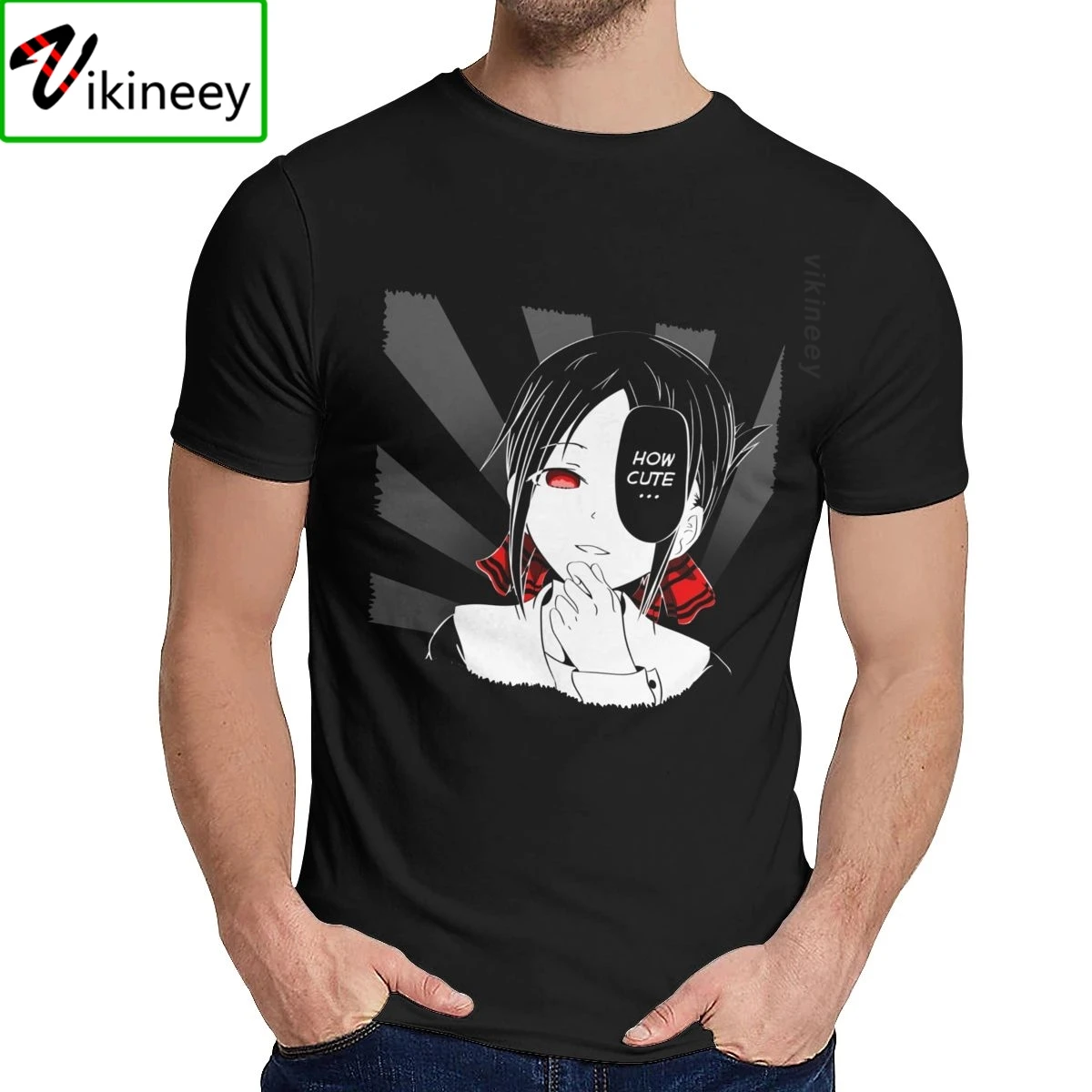 Как мило аниме Kaguya sama Love Is War Shinomiya Homme футболка для Camisas летняя крутая мужская