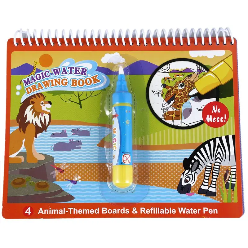 COOLPLAY Magic Water Drawing Book Coloring Doodle with Pen Painting Board For Kids Toys Toy Birthday Gift d | Игрушки и хобби