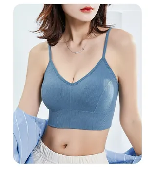 

Comfortable bra without steel ring traceless vest bra beautiful back large size underwear