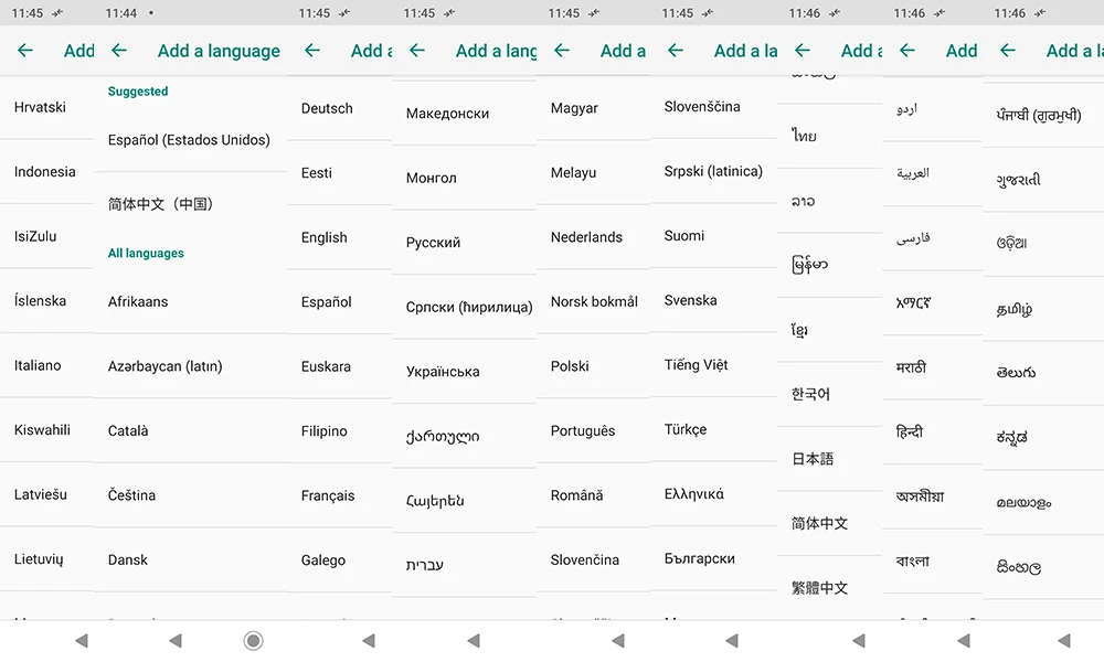 moto p30 note language
