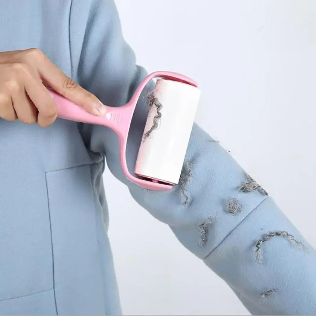 Portable Tearable Reusable Lint Remover Roller Home Lint As Picture Sticky Brush