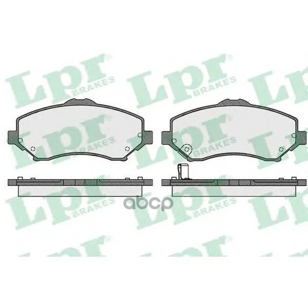 Колодки Тормозные Chrysler Voyager/Dodge Journey/Nitro/Wrangler 07- Передние Lpr 05p1548 Lpr арт. 05P1548