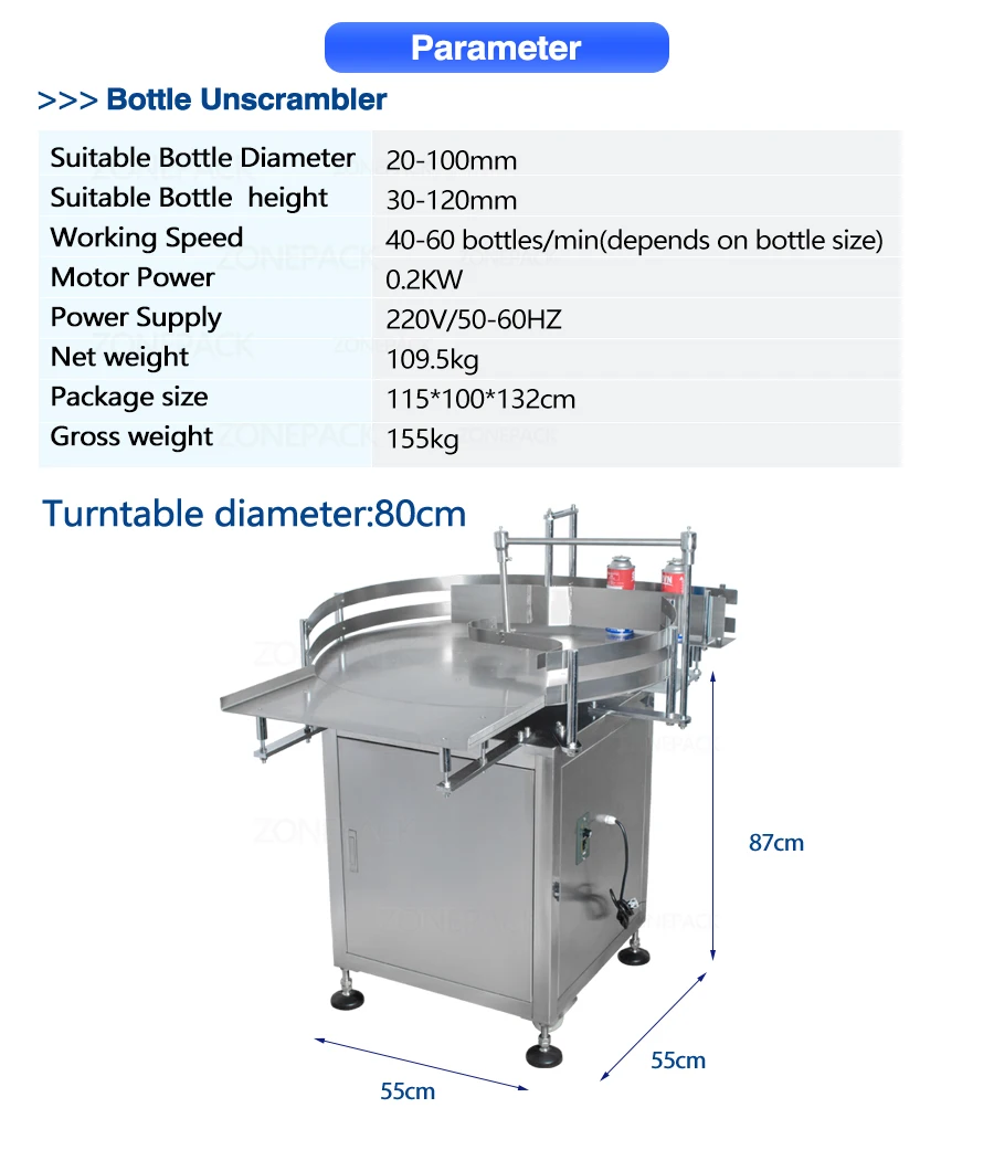 ZONEPACK Production Line Bottle Round Configuration Automatic Plastic Bottle Labeler Liquid Filling Capping And Labeling Machine