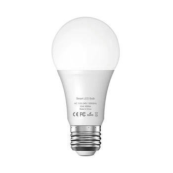 

Tuya Smart Life Wifi Smart Led Light Bulb Lamp E27 10W 900Lm 6500K Cold White Light Works with Alexa Google Home IFTTT