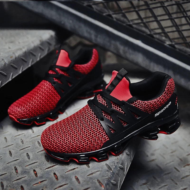 shock absorbing running shoes