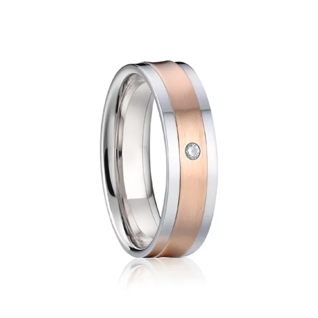 Classique USA taille 5 à 15 bijoux de mode occidentale bagues de mariage pour hommes et femmes titane Alliance amoureux Couples bague