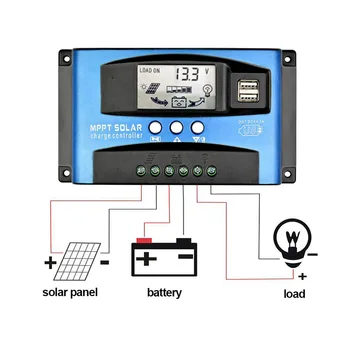 

30A MPPT Solar Charge Controller with LCD Display Multiple Load Control Modes H99F