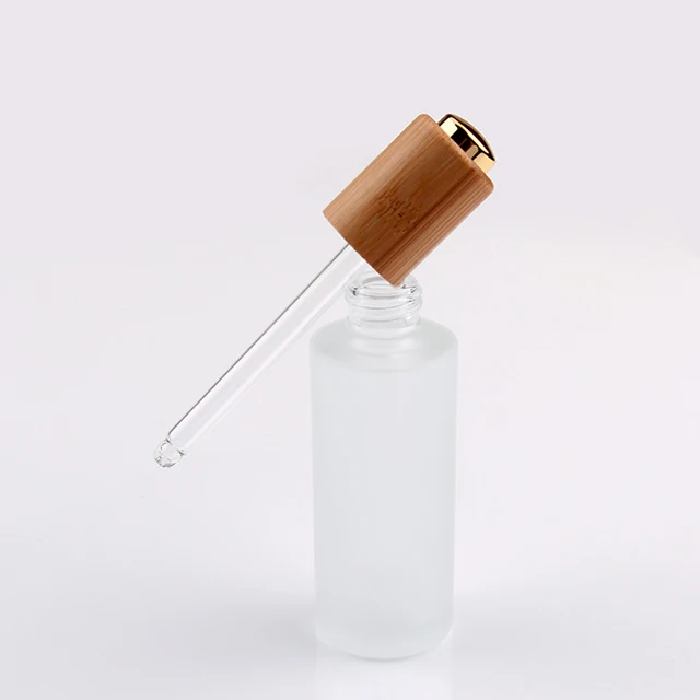 bamboo pump cap 10 шт., 100 мл, 120 мл, реагент, капельница для глаз, матовое стекло, ароматерапия, Пипетка для жидкости, бутылка, многоразовая, бамбуковые крышки для насоса, бутылки - Цвет: bamboo pump cap