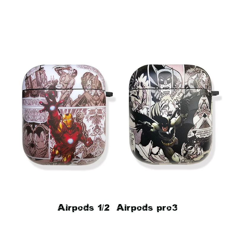 Мягкий чехол Marvel для AirPods 1 2 3 Pro с изображением спайдермена яда персонального