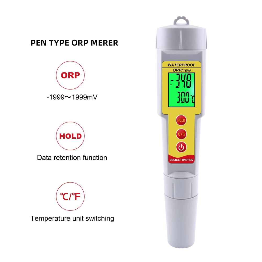 ORP-619 ручка-тип ОВП/темп метр качество воды анализатор термометр снижение окисления промышленности анализатор экспериментов Redox метр
