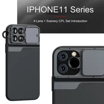 

For iPhone11 Lens Cover Wide-Angle Filter Protective Lens Case Magical VLOG External Lens Protector Shell For iPhone Pro Max