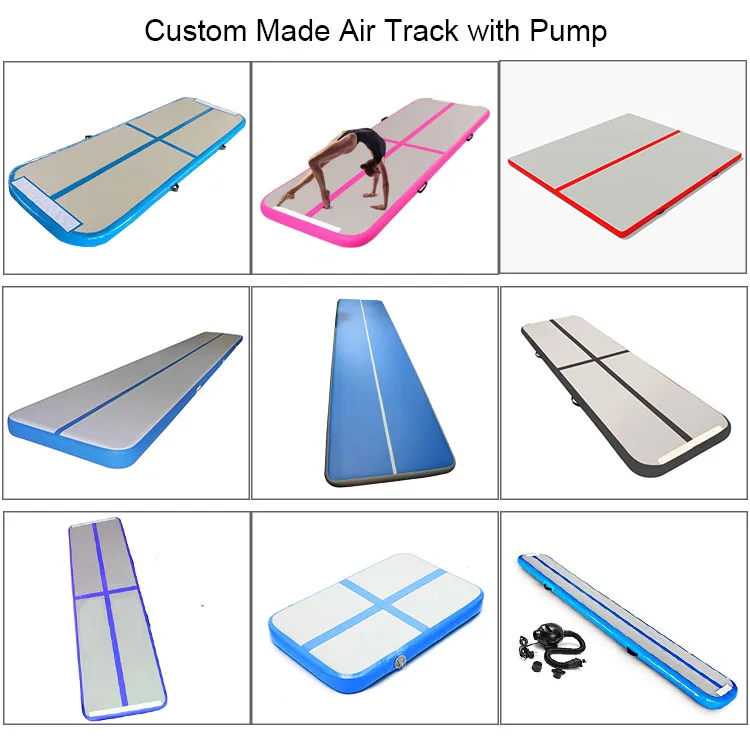 Promotion ! Big Size Inflatable Air Track (10m/11m/12m)*2m*0.2m Gymnastics Top Quality DWF Mat With Pump | Игрушки и хобби