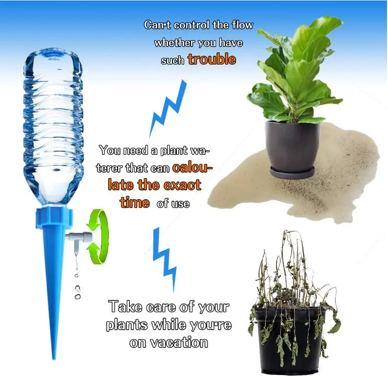 1pcs Automatic Watering Kits Garden Supplies Irrigation Adjustable Stakes Device System Houseplant Spikes Plant Potted Flower
