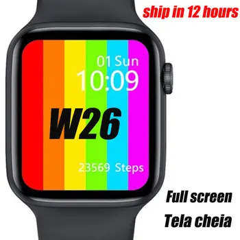 

VIP 2020 Smartwatch IWO W26 44mm Watch 6 Smart Watch ECG Heart Rate Monitor Temperature IP68 Waterproof PK IWO 11 IWO 8 IWO 13