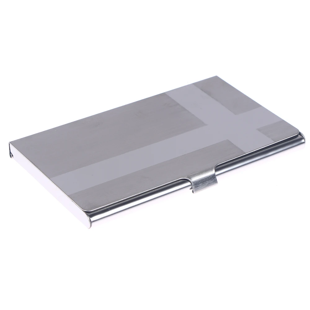Creative Business Card Case Stainless Steel Aluminum Holder Metal Box Cover Credit Men Business Card Holder Metal Wallet